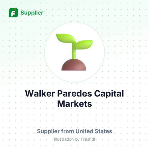 Walker Paredes Capital Markets – summary card, no photo uploaded yet