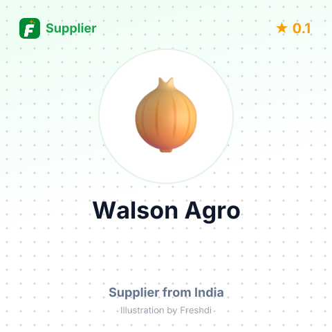 Walson Agro  – summary card, no photo uploaded yet