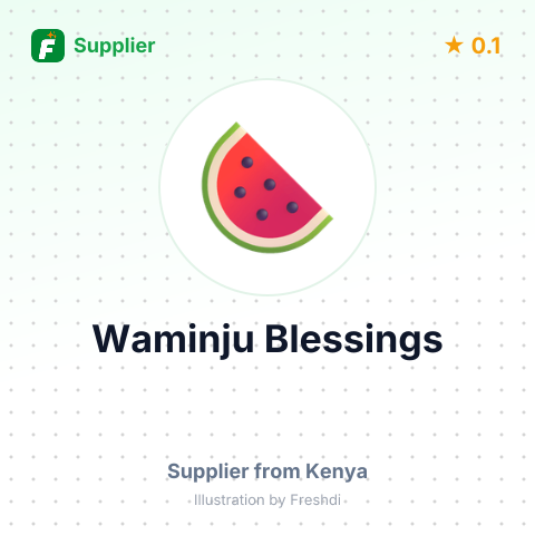 Waminju Blessings  – summary card, no photo uploaded yet