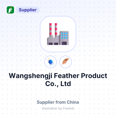Wangshengji Feather Product Co., Ltd – summary card, no photo uploaded yet