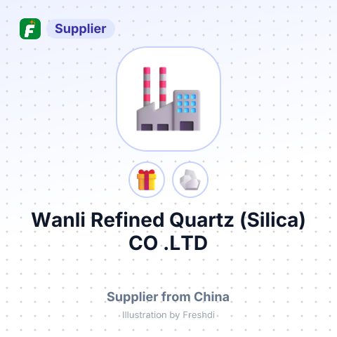 Wanli Refined Quartz (Silica) CO,.LTD – summary card, no photo uploaded yet