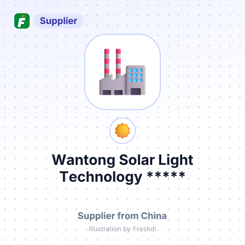 Wantong Solar Light Technology ***** – summary card, no photo uploaded yet