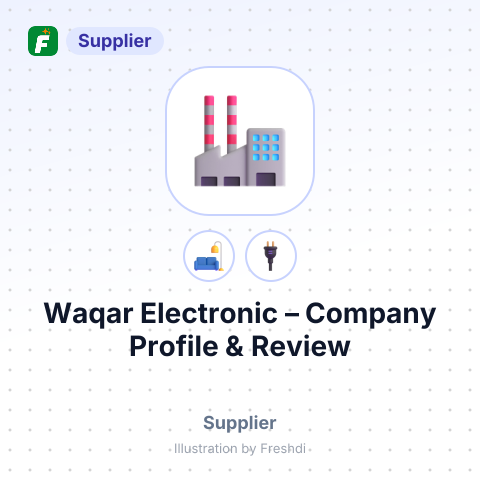 Waqar Electronic – summary card, no photo uploaded yet