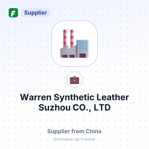 Warren Synthetic Leather Suzhou CO., LTD – summary card, no photo uploaded yet