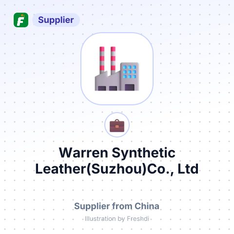 Warren Synthetic Leather(Suzhou)Co., Ltd – summary card, no photo uploaded yet