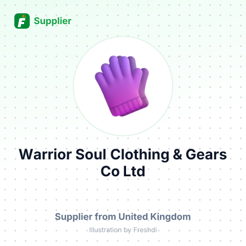 Warrior Soul Clothing & Gears Co Ltd – summary card, no photo uploaded yet
