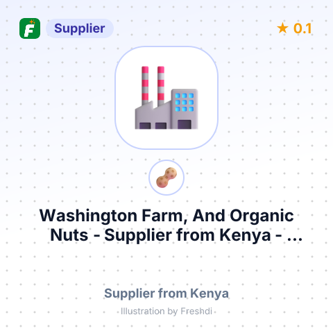 Washington Farm, And Organic Nuts  – summary card, no photo uploaded yet