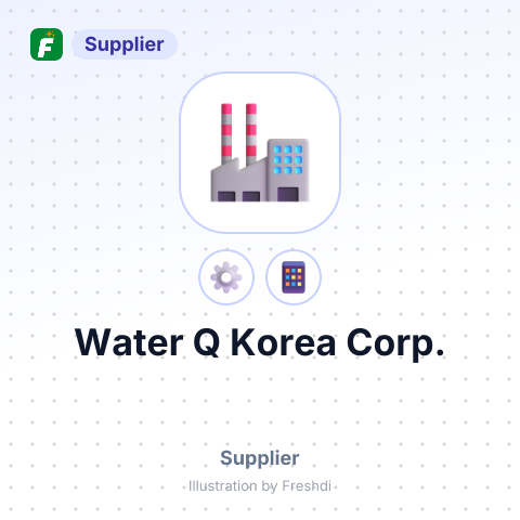 Water Q Korea Corp. – summary card, no photo uploaded yet