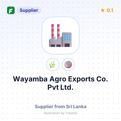 Wayamba Agro Exports Co. Pvt Ltd.  – summary card, no photo uploaded yet