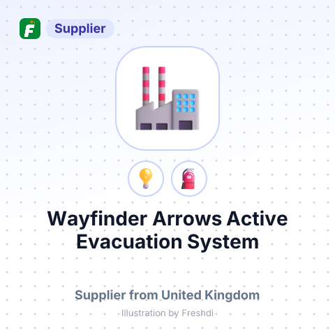 Wayfinder Arrows Active Evacuation System – summary card, no photo uploaded yet