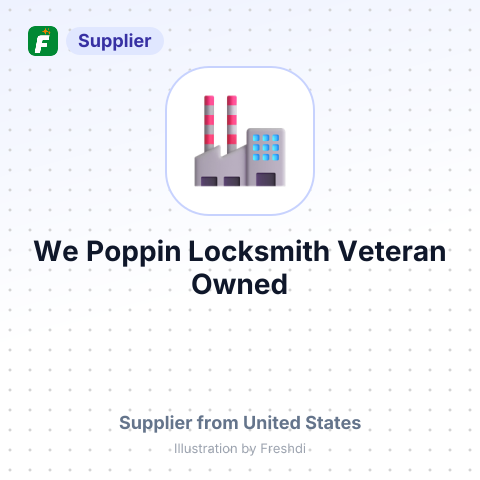 We Poppin Locksmith Veteran Owned – summary card, no photo uploaded yet