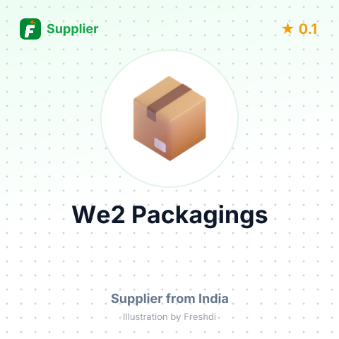 We2 Packagings  – summary card, no photo uploaded yet