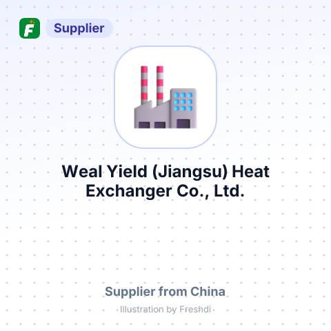 Weal Yield (Jiangsu) Heat Exchanger Co., Ltd. – summary card, no photo uploaded yet