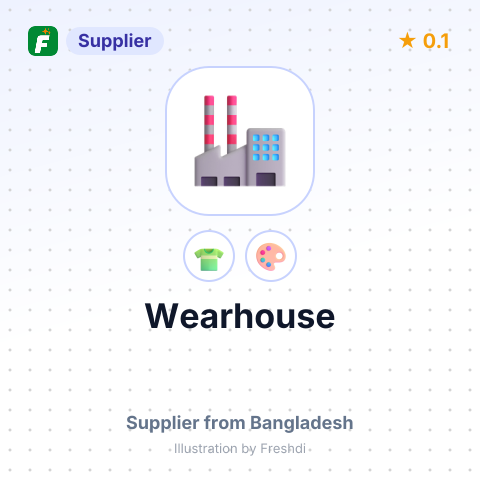 Wearhouse  – summary card, no photo uploaded yet