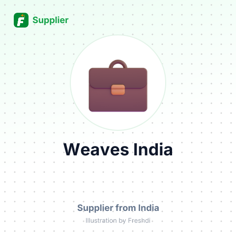 Weaves India – summary card, no photo uploaded yet