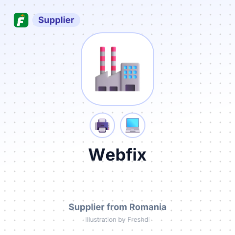 Webfix – summary card, no photo uploaded yet