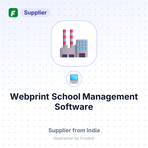 Webprint School Management Software – summary card, no photo uploaded yet