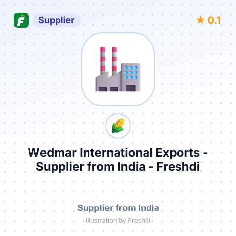 Wedmar International Exports  – summary card, no photo uploaded yet