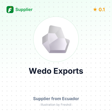 Wedo Exports  – summary card, no photo uploaded yet