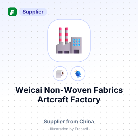 Weicai Non-Woven Fabrics Artcraft Factory – summary card, no photo uploaded yet