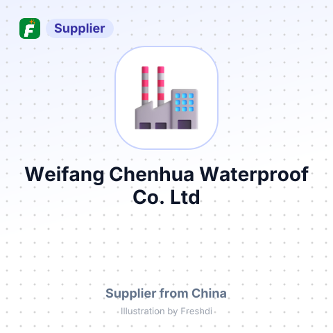 Weifang Chenhua Waterproof Co.,Ltd – summary card, no photo uploaded yet