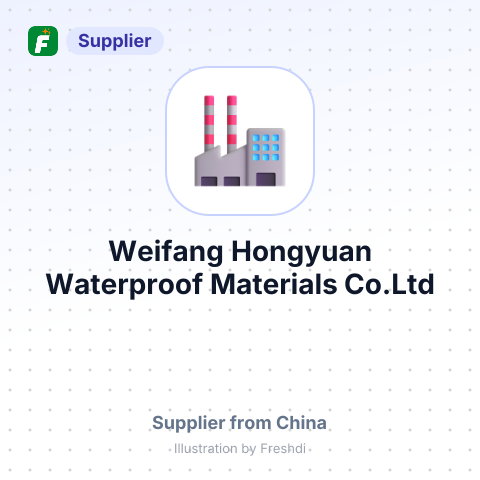 Weifang Hongyuan Waterproof Materials Co.Ltd – summary card, no photo uploaded yet