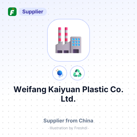 Weifang Kaiyuan Plastic Co., Ltd. – summary card, no photo uploaded yet