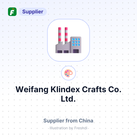 Weifang Klindex Crafts Co.,Ltd. – summary card, no photo uploaded yet
