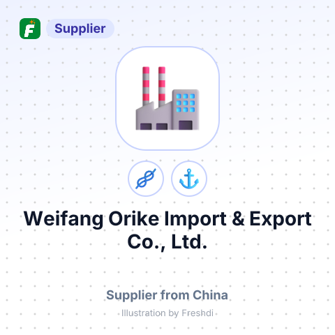 Weifang Orike Import & Export Co., Ltd. – summary card, no photo uploaded yet