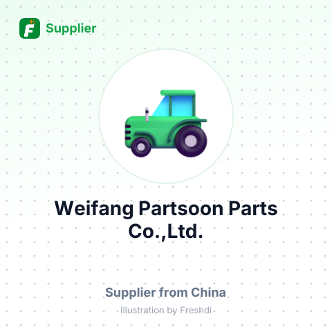 Weifang Partsoon Parts Co.,Ltd. – summary card, no photo uploaded yet