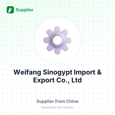 Weifang Sinogypt Import & Export Co., Ltd – summary card, no photo uploaded yet