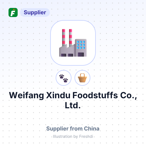 Weifang Xindu Foodstuffs Co., Ltd. – summary card, no photo uploaded yet