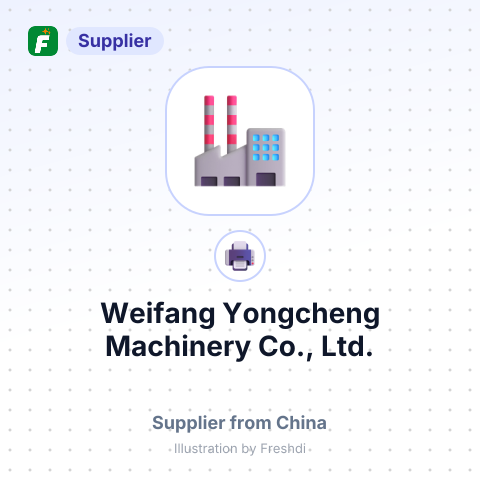 Weifang Yongcheng Machinery Co., Ltd. – summary card, no photo uploaded yet