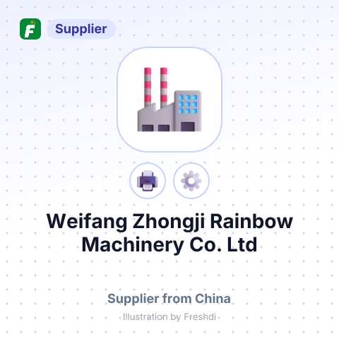 Weifang Zhongji Rainbow Machinery Co.,Ltd – summary card, no photo uploaded yet