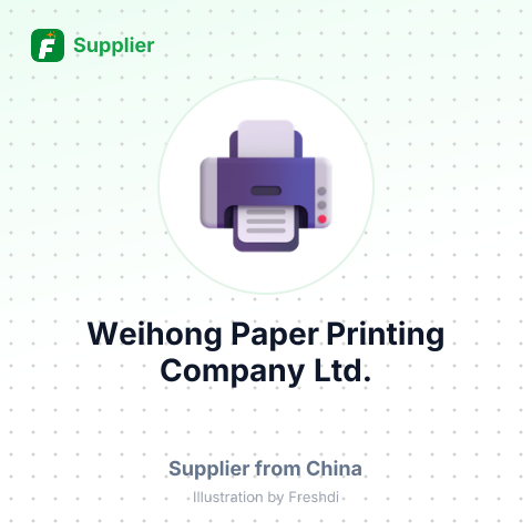 Weihong Paper Printing Company Ltd. – summary card, no photo uploaded yet
