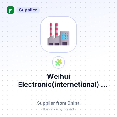 Weihui Electronic(internetional) Cor.Ltd – summary card, no photo uploaded yet