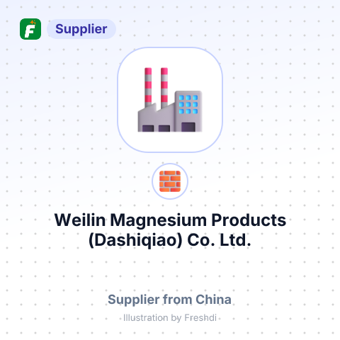 Weilin Magnesium Products (Dashiqiao) Co., Ltd. – summary card, no photo uploaded yet