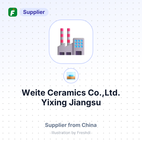 Weite Ceramics Co.,Ltd. Yixing Jiangsu – summary card, no photo uploaded yet