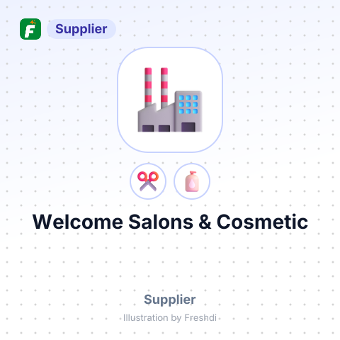 Welcome Salons & Cosmetic – summary card, no photo uploaded yet