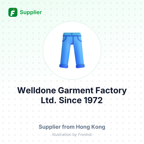Welldone Garment Factory Ltd. Since 1972 – summary card, no photo uploaded yet