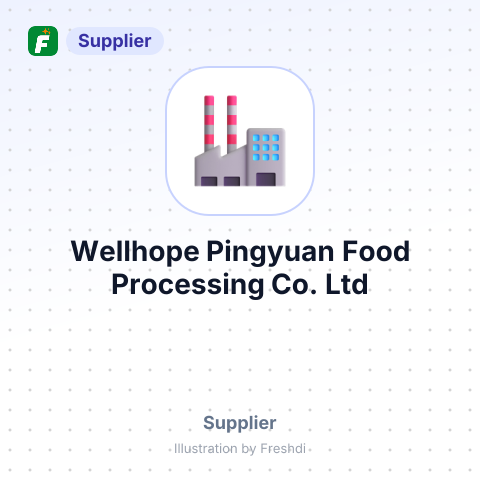 Wellhope Pingyuan Food Processing Co., Ltd – summary card, no photo uploaded yet