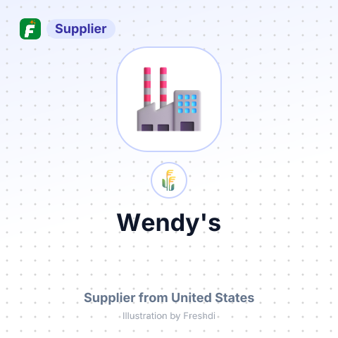 Wendy's – summary card, no photo uploaded yet