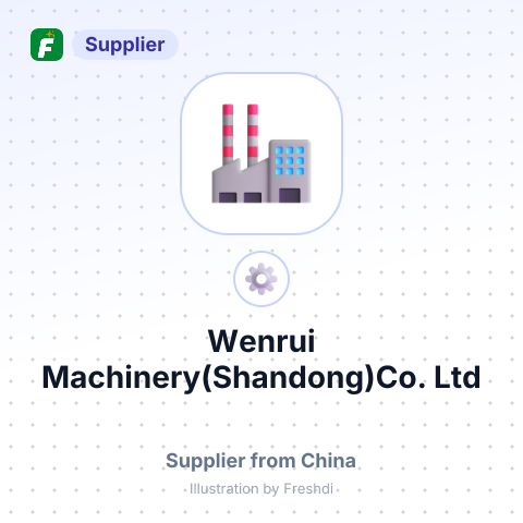 Wenrui Machinery(Shandong)Co., Ltd – summary card, no photo uploaded yet