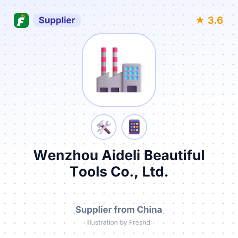 Wenzhou Aideli Beautiful Tools Co., Ltd. – summary card, no photo uploaded yet