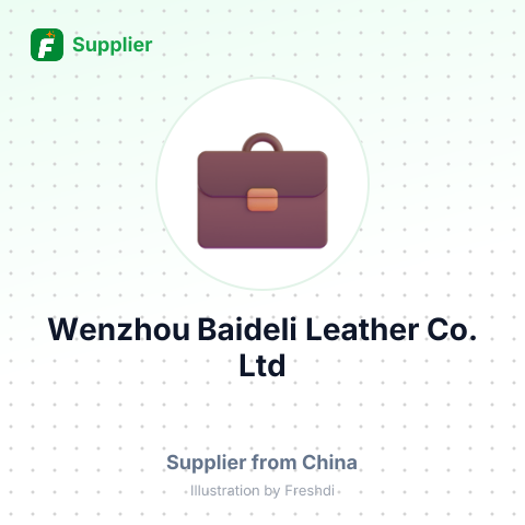 Wenzhou Baideli Leather Co., Ltd – summary card, no photo uploaded yet