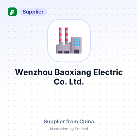 Wenzhou Baoxiang Electric Co., Ltd. – summary card, no photo uploaded yet