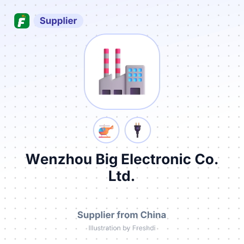 Wenzhou Big Electronic Co., Ltd. – summary card, no photo uploaded yet