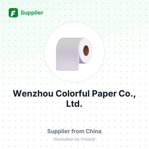 Wenzhou Colorful Paper Co., Ltd. – summary card, no photo uploaded yet