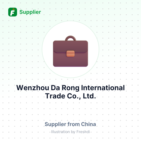 Wenzhou Da Rong International Trade Co., Ltd. – summary card, no photo uploaded yet