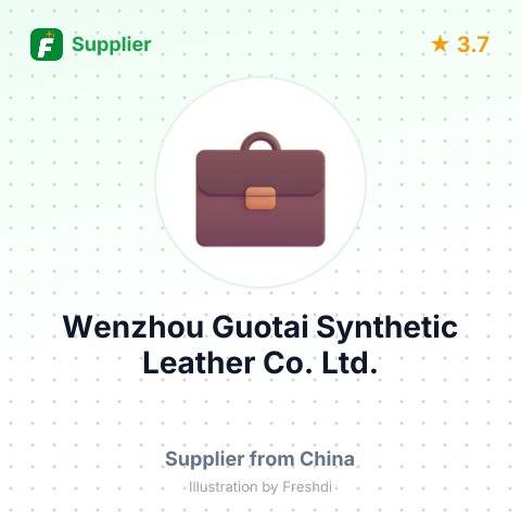 Wenzhou Guotai Synthetic Leather Co., Ltd. – summary card, no photo uploaded yet